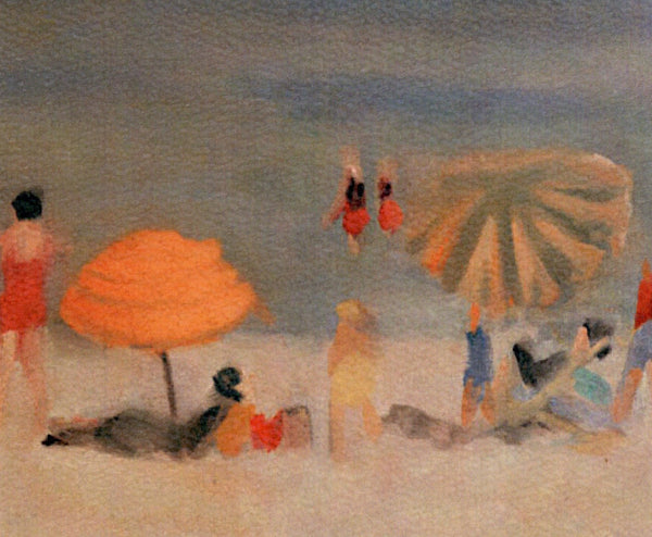 Clarice Beckett - Beach Scene