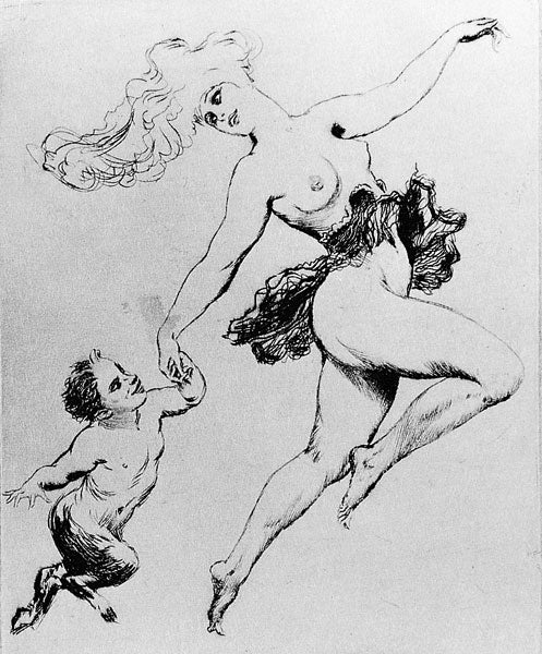 Norman Lindsay - Frolic