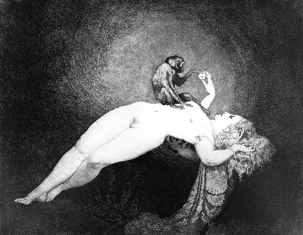 Norman Lindsay - Julia's Monkey