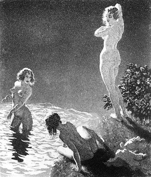 Norman Lindsay - Pool (1934)
