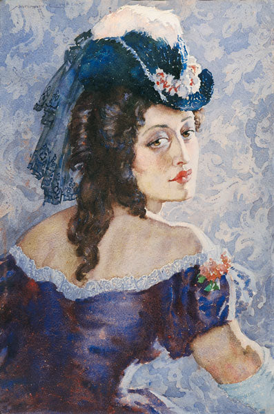 Norman Lindsay - Watercolour Rita of the Eighties