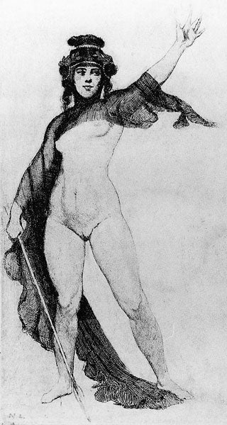 Norman Lindsay - Rose Lindsay Bookplate