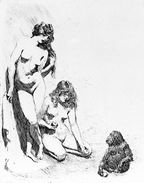 Norman Lindsay - Temptation