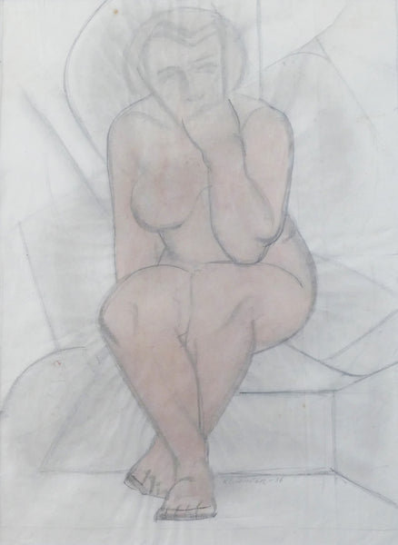 Frank Hinder - Pencil - Nude Study II