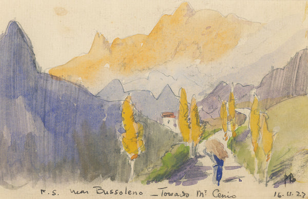 Peter Bousfield - Italy - Near Bussoleno towards Mt Cenio