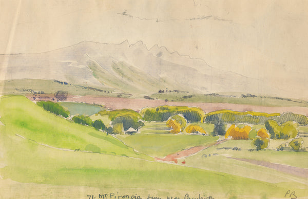 Peter Bousfield - New Zealand - Mt Pirongia from near Cambridge