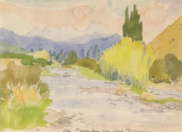 Peter Bousfield - New Zealand - Ngauruhoe from outside Taumarunui