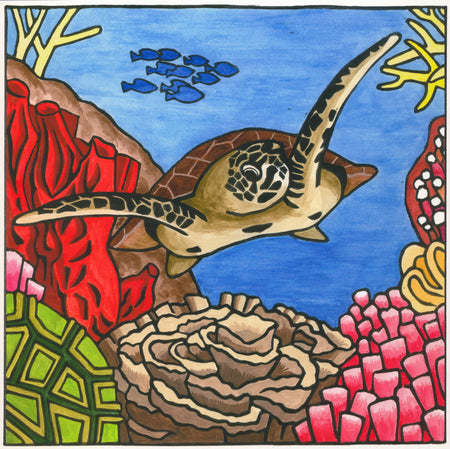 Lyn Randall - Fine Art Prints of bush, rainforest, reef, shoreline, woodland and home from original linocuts