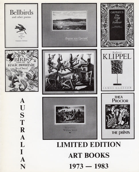 Australian Limited Edition Art Books 1973-1983