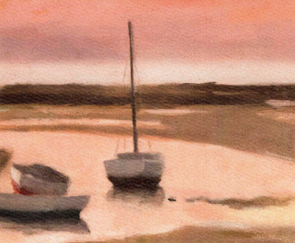 Clarice Beckett - Low Tide (detail)