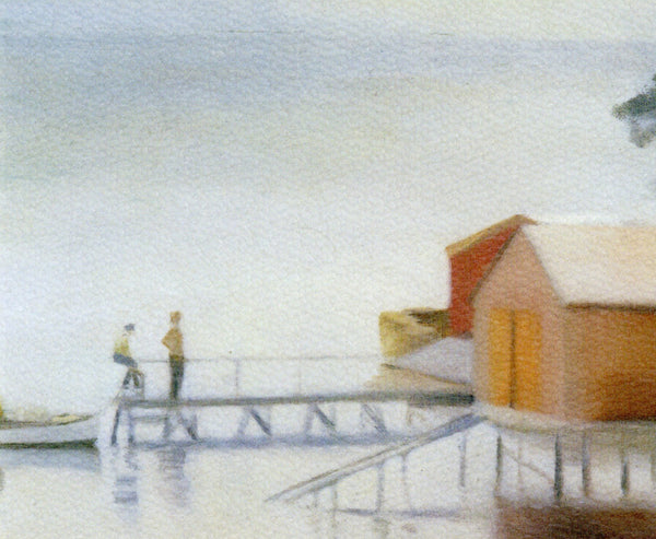 Clarice Beckett - The Boatsheds