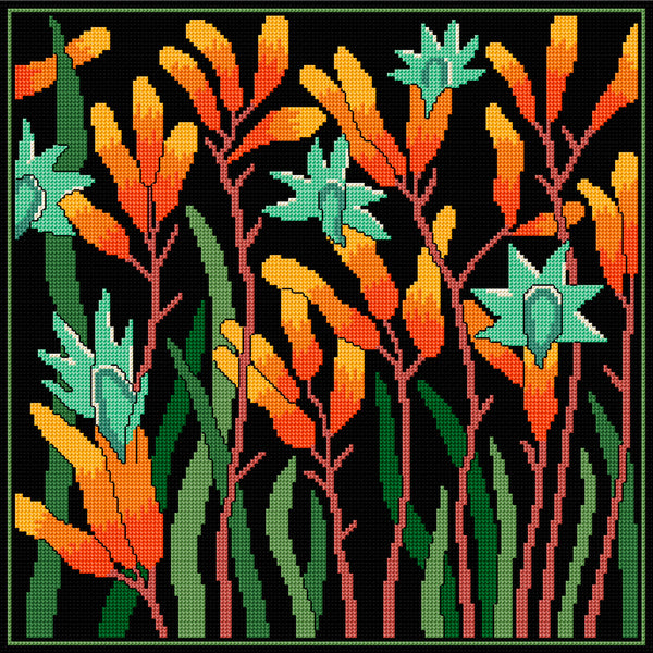Native Plants - Lyn Randall - Kangaroo Paw