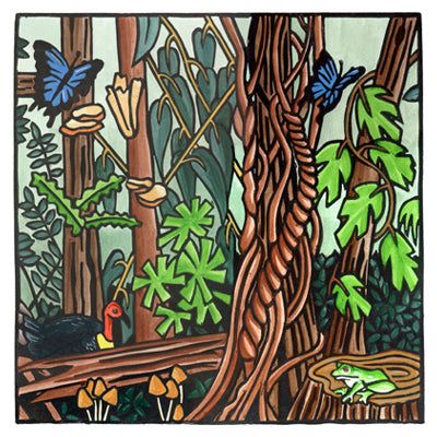 Lyn Randall - Rainforest 4 - Butterflies