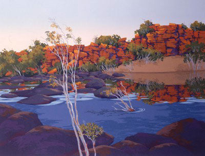 Alasdair McGregor - Screenprint - Drysdale River, Kimberley, Western Australia