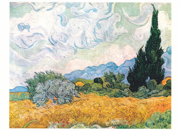 Vincent van Gogh - Wheat Field with Cypresses