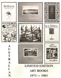 Australian Limited Edition Art Books 1973-1983