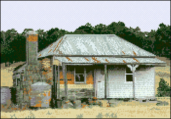 Landscape - Lyn Randall - TAS Abandoned Cottage